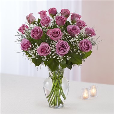 Rose Elegance&trade; Premium Long Stem Lavender Roses